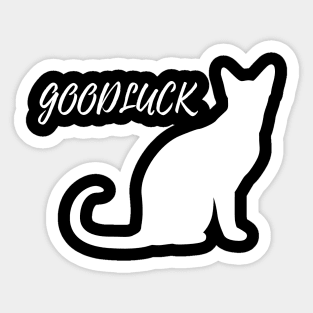 Goodluck Cat Sticker